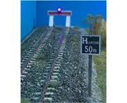 Kit heurtoir éclairage violet