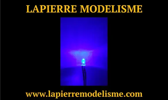 5 LEDs pré-câblées 5mm TV