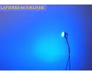 1 LED CMS clignotante bleue FE