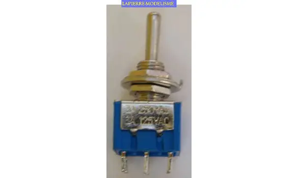 1 interrupteur DPDT on/off/on