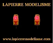 Lanternes éclairés époque 5/6 jaune