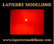 10 LEDs CMS 0201 orange fil émaillé