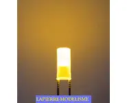 10 LEDs 3mm jaune cylindrique tp
