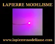 10 LED CMS 0402 violette fil émaillé