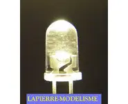 10 LEDs 5mm blanc chaud