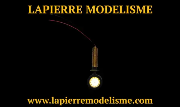 Horloge plafond éclairé